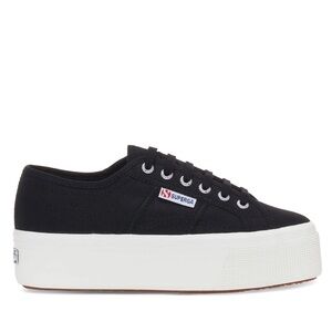 Superga Black Platform Shoes